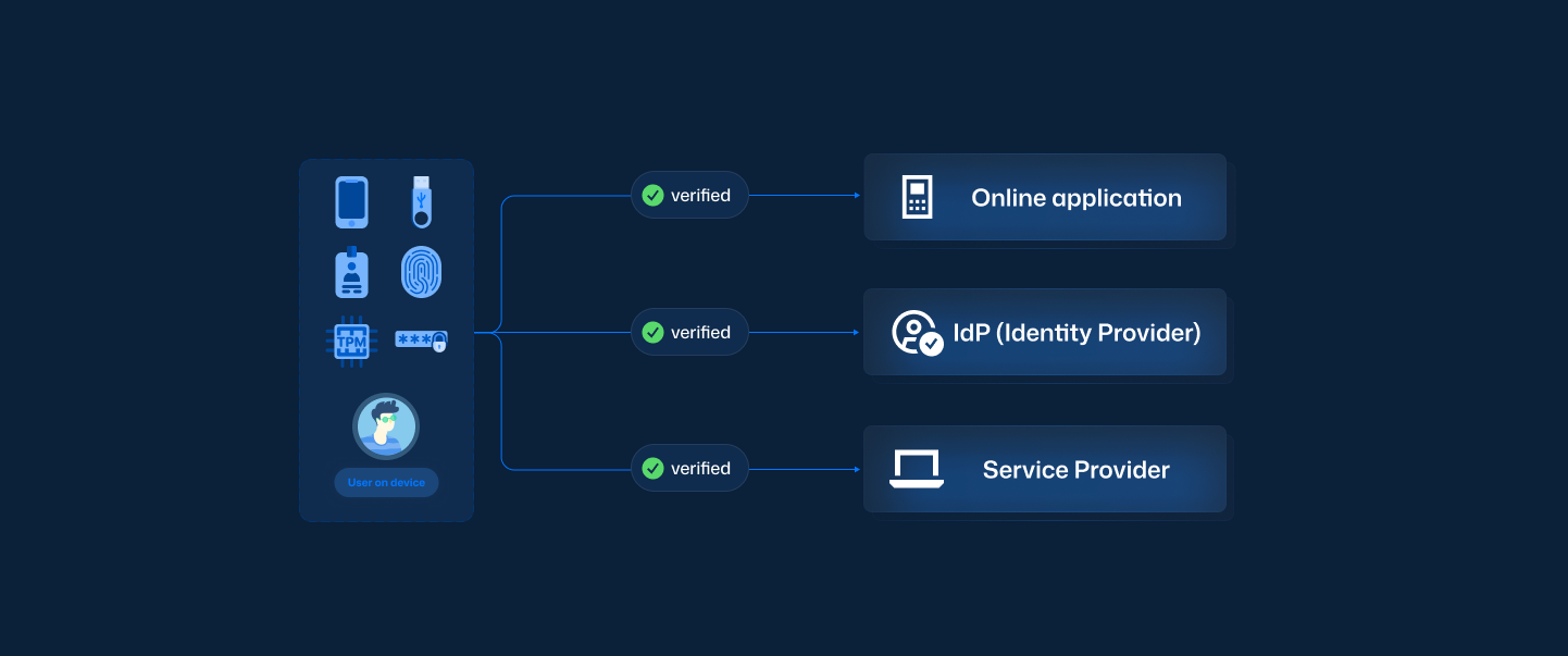 MagicEndpoint verified endpoint access to online applications, identity providers and service providers