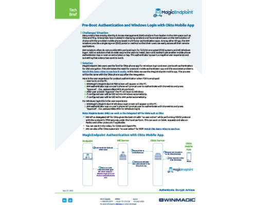 Tech Brief PBA and Windows Login for IAMs