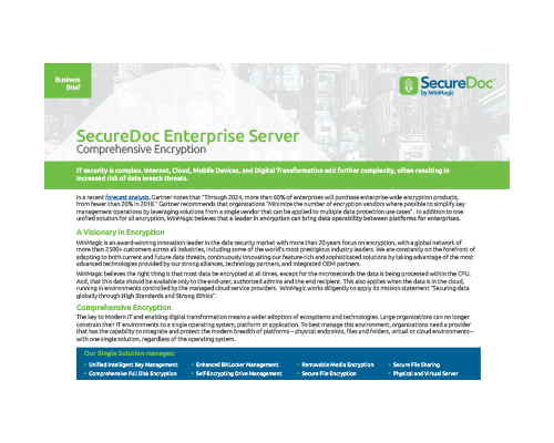 SecureDoc Enterprise Brochure